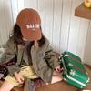 Solid Color Letter Embroidery Baseball Cap Korean Style Children's Sunhat  Kids