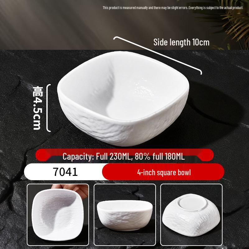 Набор из миски для риса и блюдца для соуса в стиле меламиновой керамики