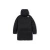 The North Face AIR HEAT Однотонное пальто на флисовой подкладке с вышивкой логотипа Пуховик Мужской Черный Унисекс NC2DN50A