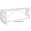 Garden Benches 2 pcs Solid Pine Wood