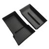 For Tesla New Model Y Juniper 2025 Center Contral Storage & Armrest Box Lower Bottom Mat Organizer Tray Card Holder Accessories