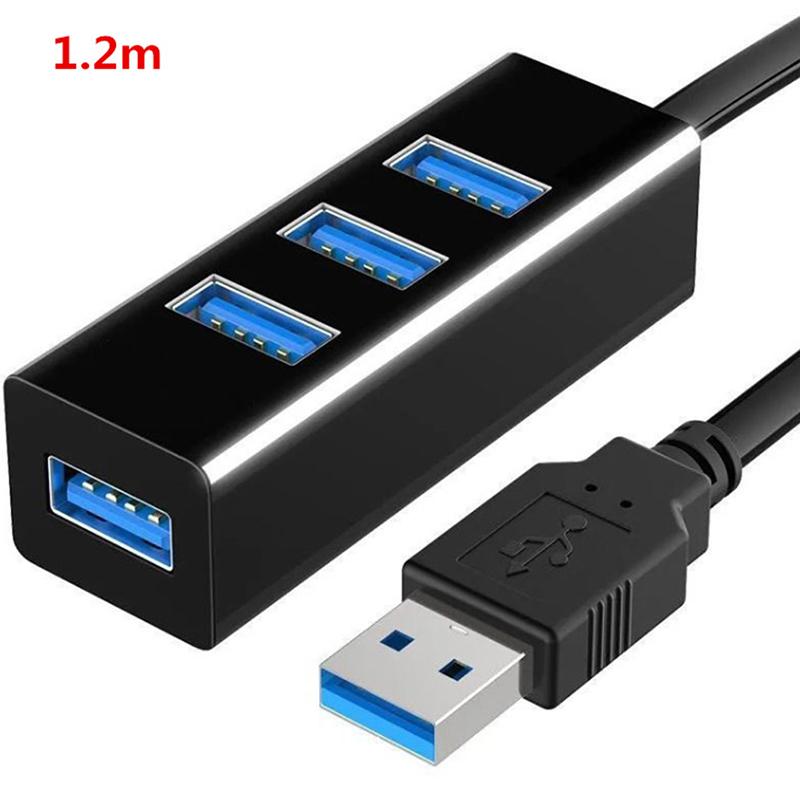 USB-хаб Мульти USB-разветвитель Хаб Использовать адаптер питания 4 порта Множественный расширитель
