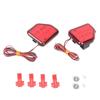 1Set Car Rear Bumper Fog Light Warning Signal Light For Jeep Wrangler JL 2018-2023