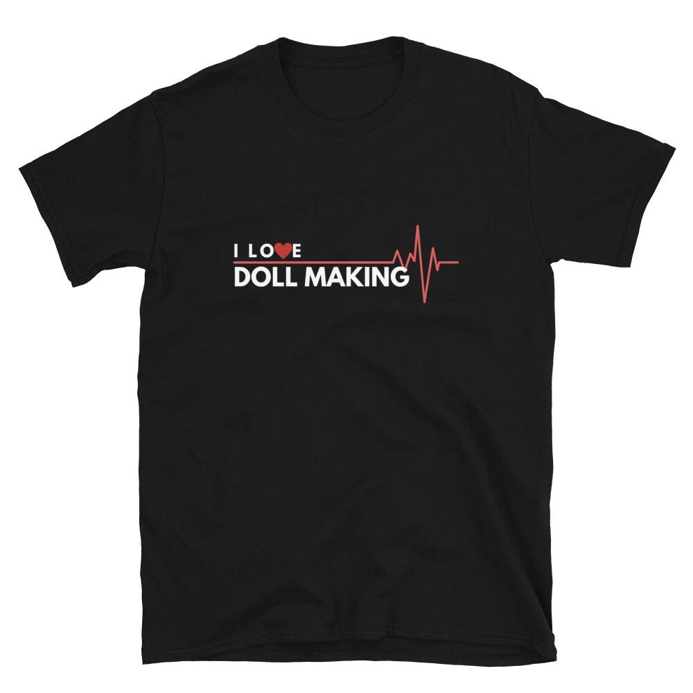 Doll Making I Love Hobby Gift Heartbeat Classic Fit T-Shirt