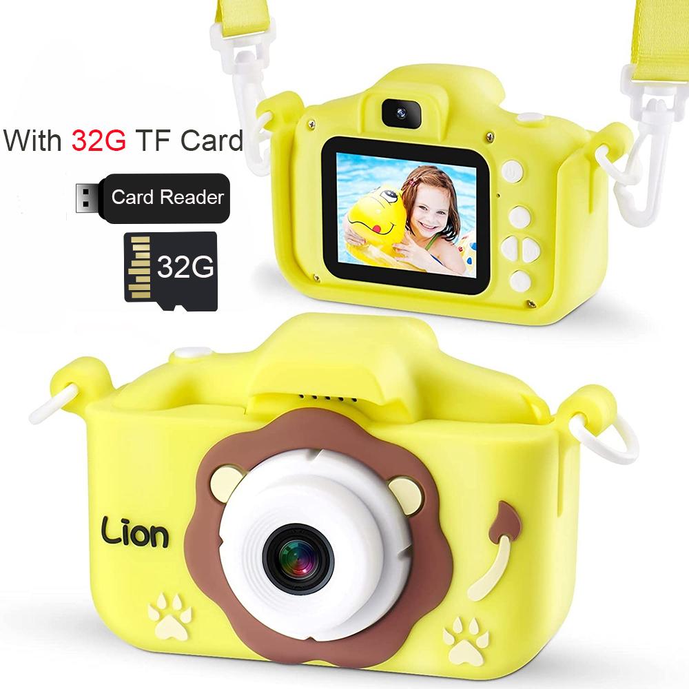 Детские мини-камеры с героями мультфильмов, 40-мегапиксельный HD-экран, развивающие детские игрушки, портативный цифровой фоторегистратор для мальчиков и девочек, подарок на Рождество и день рождения