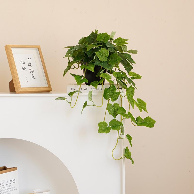 New Amazon hot-selling simulated green plants potted plants, European fresh home ornaments factory decorative green plants