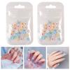 30Pcs/Pack DIY Nail Art Multi-use Stylish Rhinestones 3D Flower Resin Phone Case Nail Decorations Flower Nail Charms