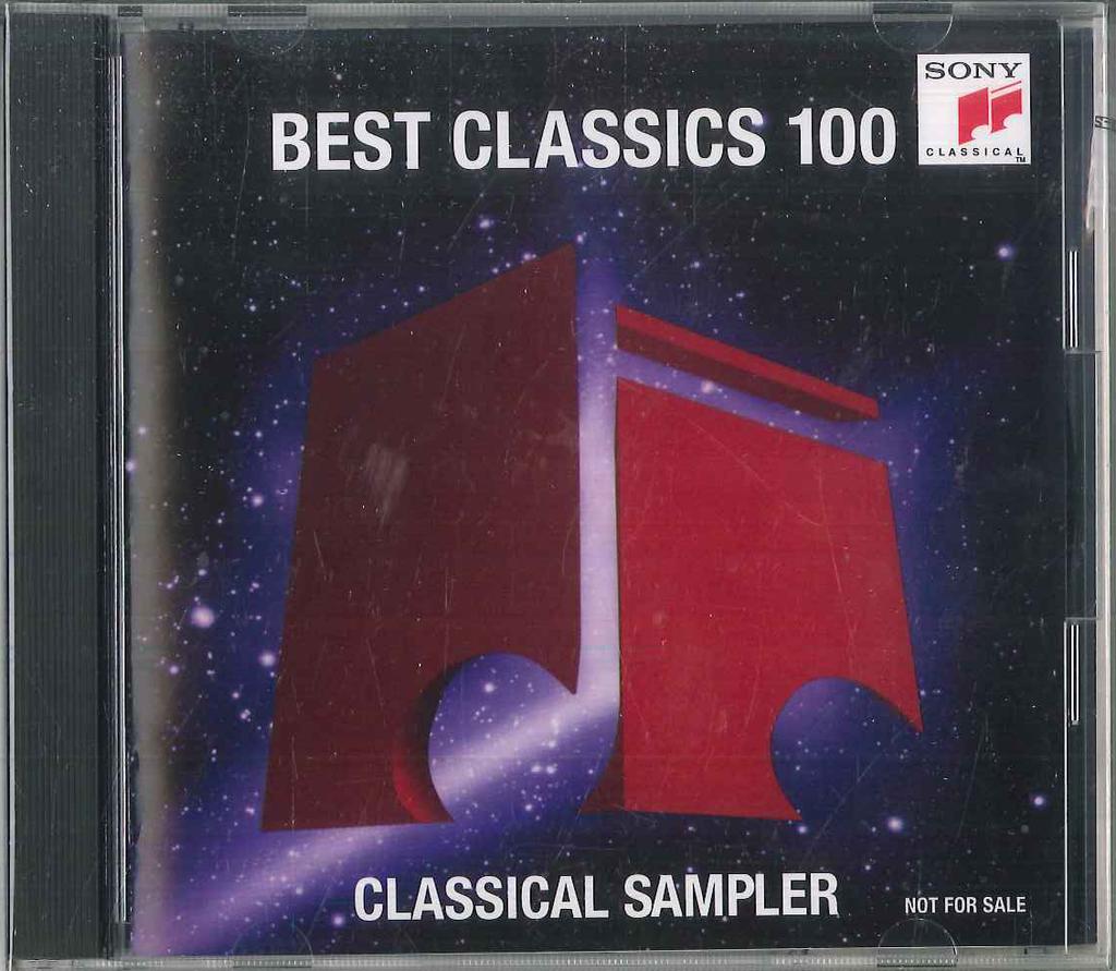 CD VARIOUS - Best Classics 100 / Classical Sampl XCCR92018 SONY Japan Classical Used