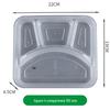 JINWUYUAN Disposable Compartment Takeout Boxes