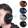 Unisex Winter Warm Earmuffs With Earpiece Plus Velvet Warm Earmuffs Fashion Men's Rear-wearing Earmuffs Riding Earmuffs