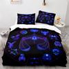 Sun And Moon Duvet Cover King Microfiber Astrology Bedding Collection Twelve Constellations Zodiac Comforter Cover For Boys Girls