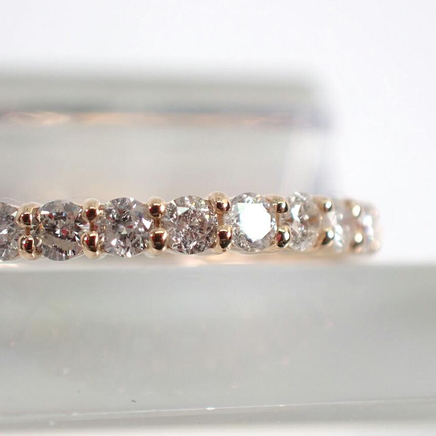 [Новое] Кольцо вечности с бриллиантом K18PG Нет. 11 [ф3-10]