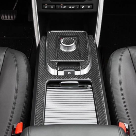 Carbon Fiber Transmission Console Kit Cover Trim For Land Rover Discovery Sport