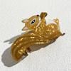 Cute Cartoon Cat Squirrel Eagle Printed Large Size Hair Clip Claw for Women Girls Headdress Shark Hair Accessories Tool