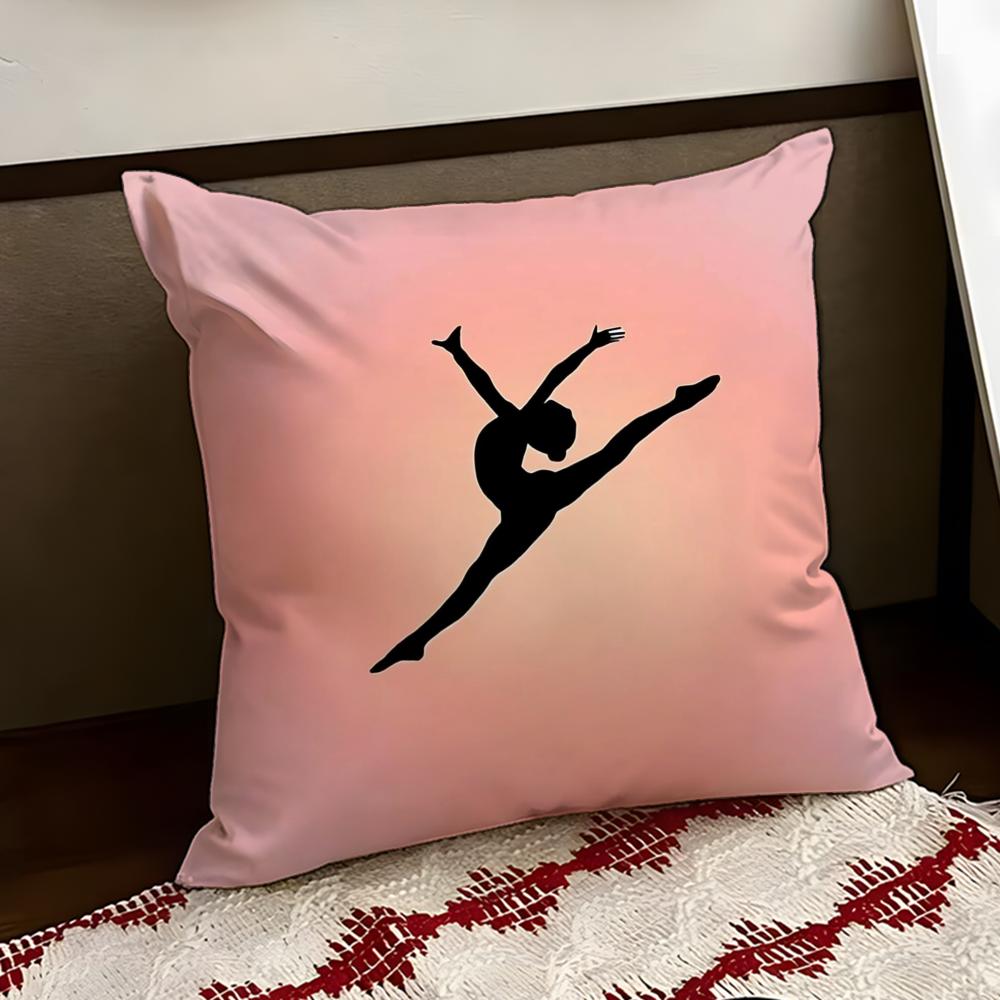 Stepping dance steps Cushion Cover Reversible Soft Durable Pillow Cover Home Car MultiScene Use for Daily Comfort