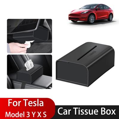 Сумка для хранения автомобильных салфеток для Tesla Model 3 YXS, скрытая за экраном, держатель для салфеток, скрытый силиконовый держатель для салфеток