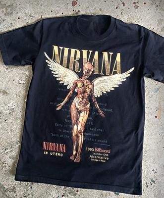 NIRVANA In Utero Оригинальная Новая Футболка Унисекс Хлопковый Топ Унисекс Футболка S-5XL DO545 Унисекс Футболка
