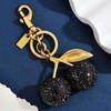 Accessories Full Diamond Cherry Bag Keychain Fruit Cherry Fashion Pendant