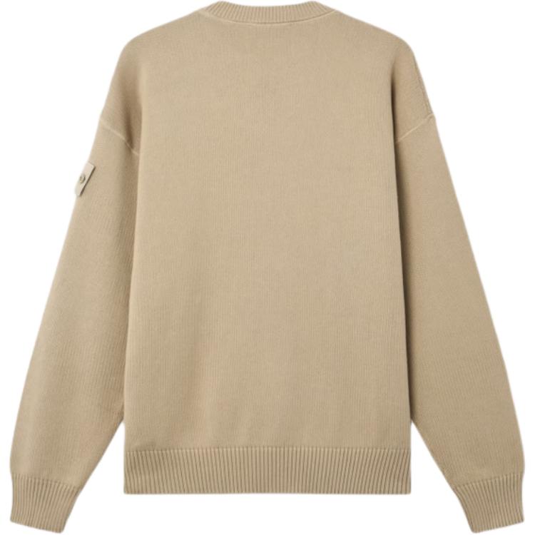 STONE ISLAND Свитер мужской с воротником-стойкой в рубчик, однотонный, серия 'Ghost', с нашивкой L2S1551000-63S00FA-V0090