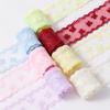 1/2M Embroidery Wavy Edge Crafts Sewing Embroidery Ribbon DIY Headwear Hollow Lace Gift Packaging Bow Ribbon Elegant 4CM