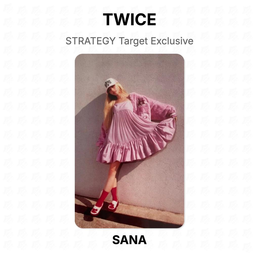 Twice STRATEGY Эксклюзивная официальная фотокарточка Target