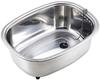 Эрнест в нержавеющей стальной ванне на ножках с внутренней пробкой 29 x 38 x см [Сделано в Японии] A-75435 Прибл.. 15,5
