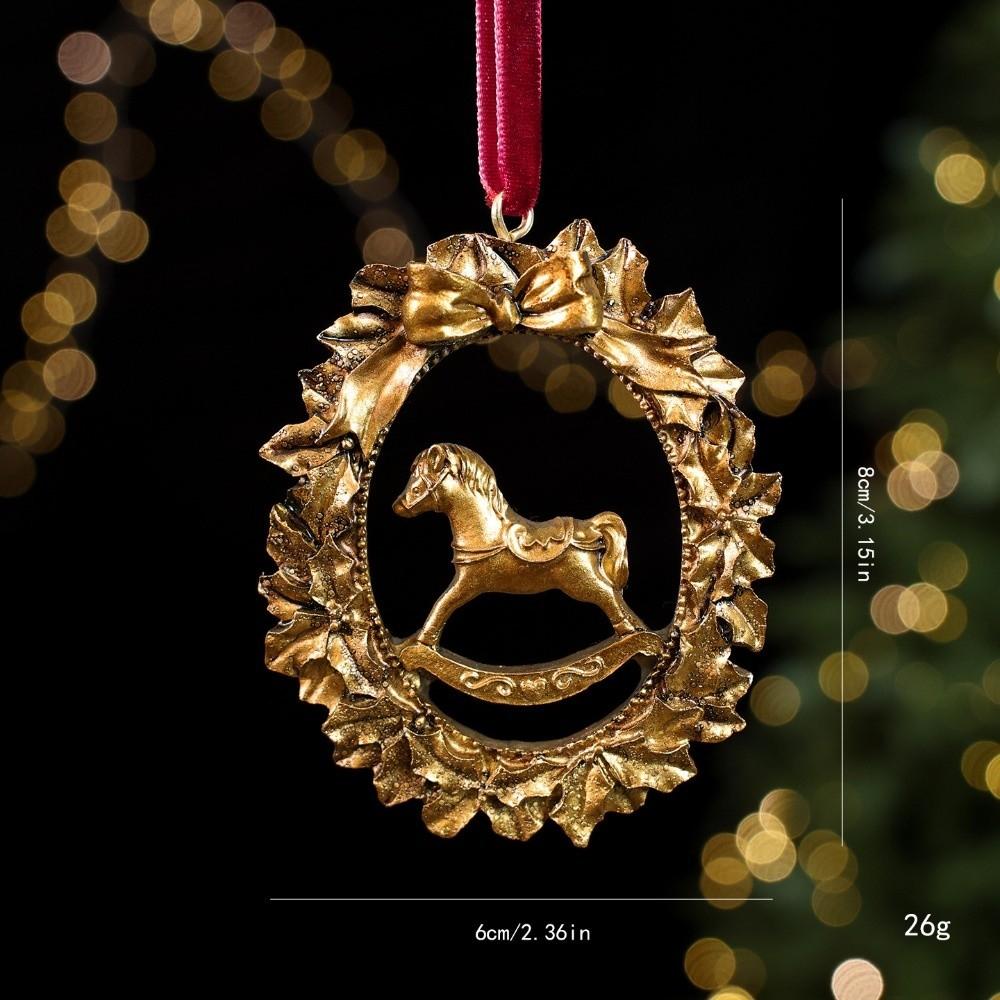 3D Christmas Tree Ornament Resin Xmas Hanging Decoration Christmas Decor Pendant Christmas Decor