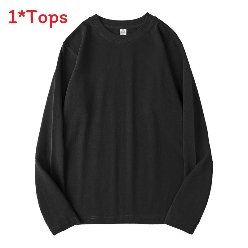 Cotton Long Sleeve T Shirt For Women Men Casual Basic With Round Neck For Spring