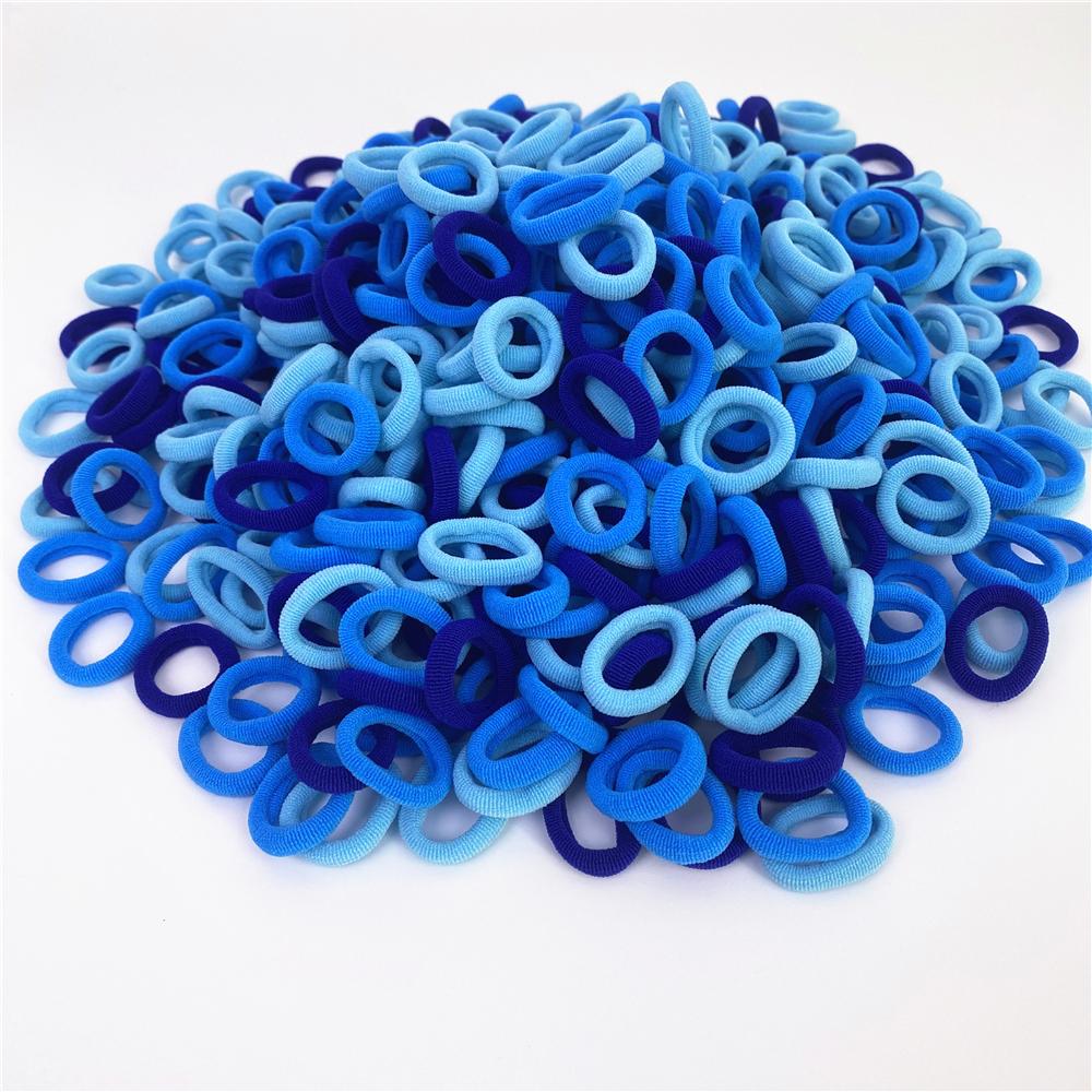 50/100Pcs Hair Bands for Children Colorful Nylon Scrunchie Hair Ties Rubber Band Kids Elastic Hair Leagues Girl Accessories