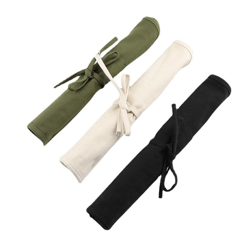 Сумка для хранения ручек и кистей на холсте для принадлежностей для рисования