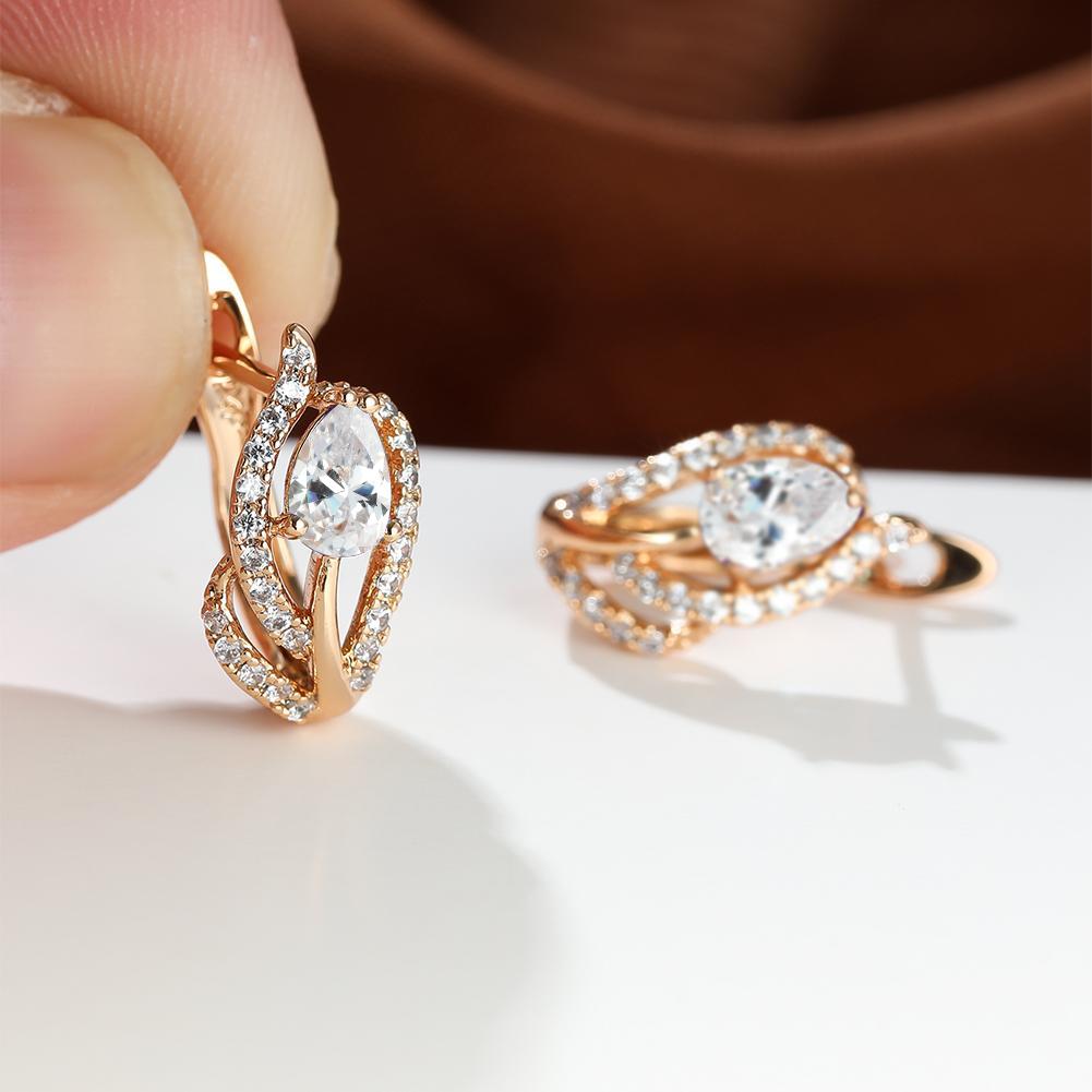 Изысканные женские украшения с каплями воды, красивые красные, синие, фиолетовые каменные серьги, серьги-кольца, романтический подарок на день святого валентина