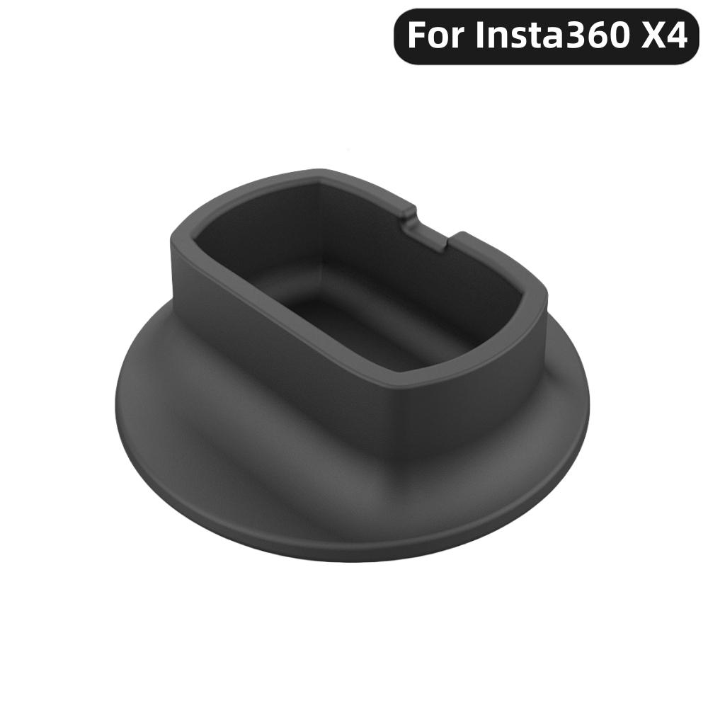 Silicone Desktop Base Holder Lens Cover For Insta360 X4 Fixed Desktop Stand Base For Insta360 X4 Mount Camera Accessories