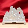 Золотой и Серебряный Горный Орнамент: Китайский настольный декор для богатства и процветания