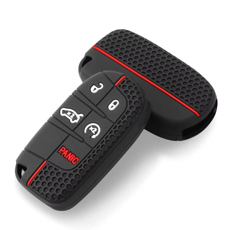 1 шт. Для Renegade Compass Grand Cherokee Chrysler 300C Wrangler Dodge Аксессуар Силиконовый Чехол-Крышка для Ключа Автомобиля с Пультом ДУ
