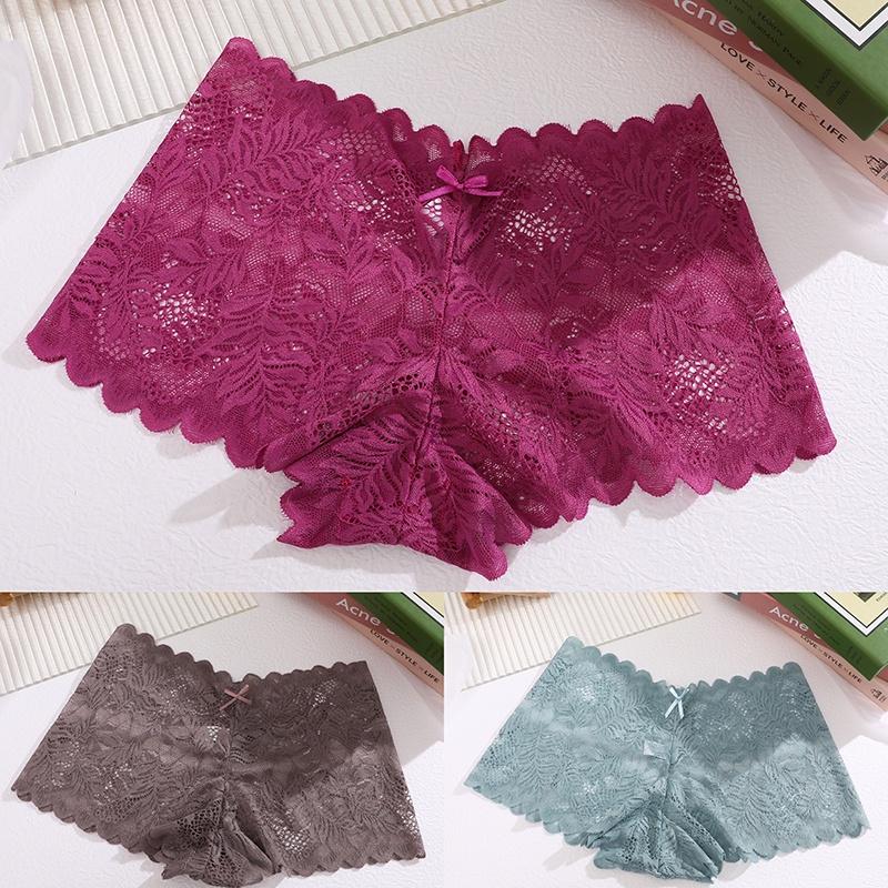 3 шт./компл. кружевные трусики для женщин, нижнее белье, бесшовные, с вырезами, сексуальные прозрачные женские брюки, дышащее интимное белье
