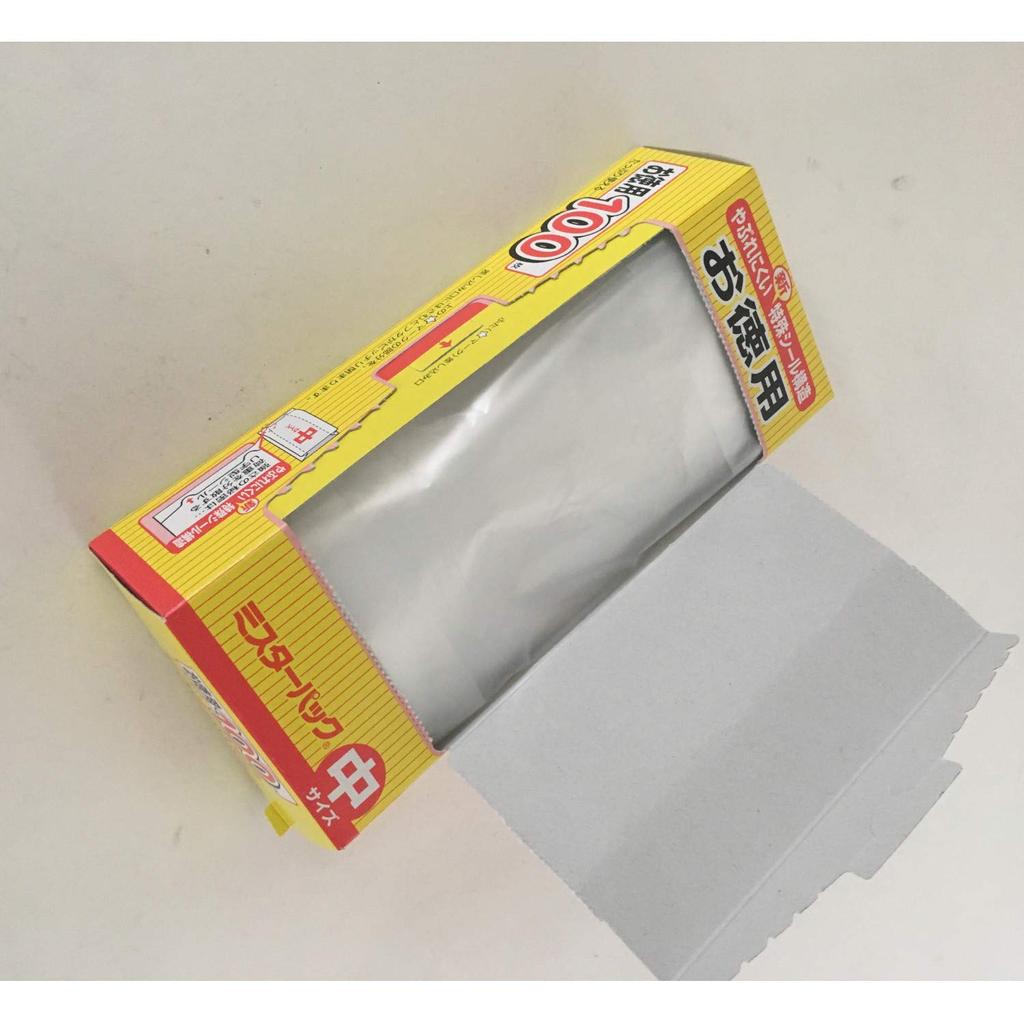 MA Packaging Kitchen Пластиковый пакет Ширина 25 x Высота Поставляется с Каждую часть можно вынуть 100 штук Mr. Упаковка, раскладного типа, прозрачная, 35 см,