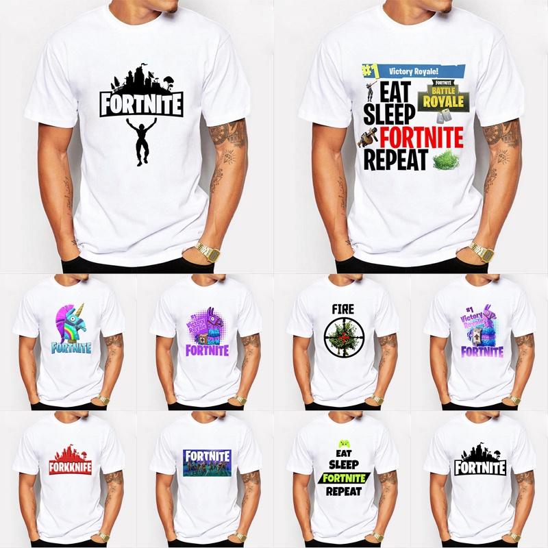 Fortnite Men Faddish Women Shirt Tshirt Leisure Short Sleeve Clothes Mens