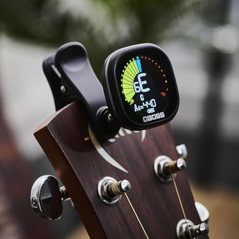 BOSS TU-05 Boss Clip Tuner, Large Color Display, Up to 10 Hours of Continuous Use, Auto Power Off...