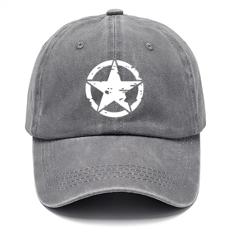 pc Design Style FivePointed Star Printed Hat Hats for Men Beach Hat for Women Breathable Baseball Caps Adjustable DAD Hats