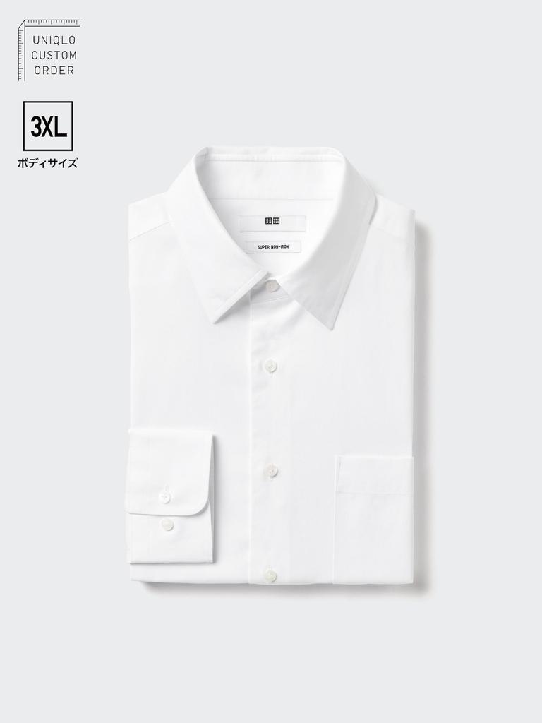 Uniqlo Япония Супер Рубашка Не Гладится Длинный Рукав