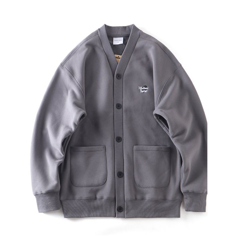 Американский винтаж Зимняя верхняя одежда из берберского флиса Мужской халат с флисовой подкладкой Утолщенный Вязаный кардиган Товары для скота из внешней торговли Повседневная куртка