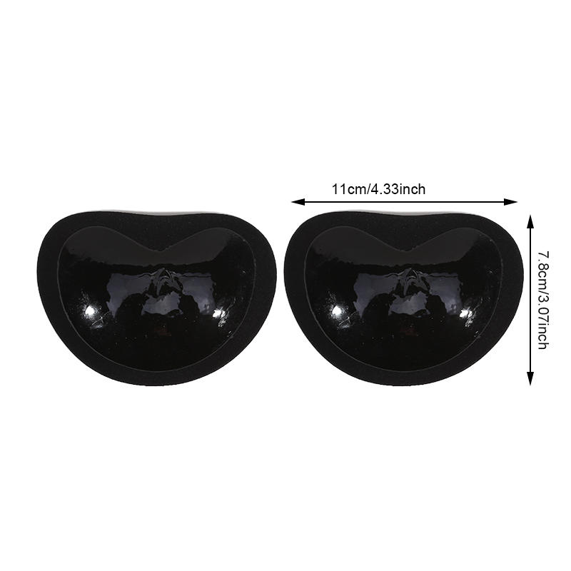 1 пара силиконовых вкладышей для бюстгальтера, утолщенные силиконовые невидимые накладки на соски, элегантные вкладыши для увеличения чашек бюстгальтера, женское нижнее белье и аксессуары для нижнего белья