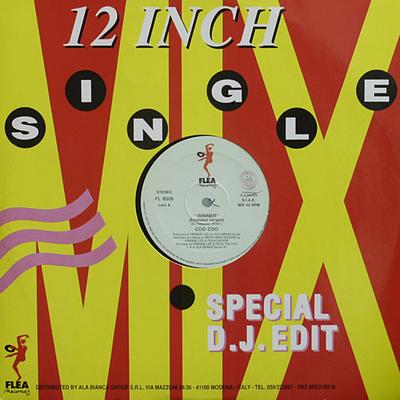 12-дюймовая пластинка COO COO - Winner FL8509 Flea Records 1991 Италия Танцевальная и Электронная Б/У