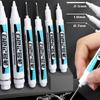 0.7/1.0/2.5Mm Waterproof White Marker Pen Paint Tread Pens Car Tire Painting