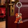 Брелок Подвеска Защита Пробивка Обезьяна Брелок Сумка Рюкзак Автомобильный Шарм Маленький Брелок Мини Аксессуар