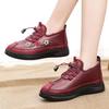 2024 Winter Casual Flat Lace-up Cotton Shoes Non-slip Waterproof Embroidery Shoes for Shoes Warm Snow Boots Bota Masculina