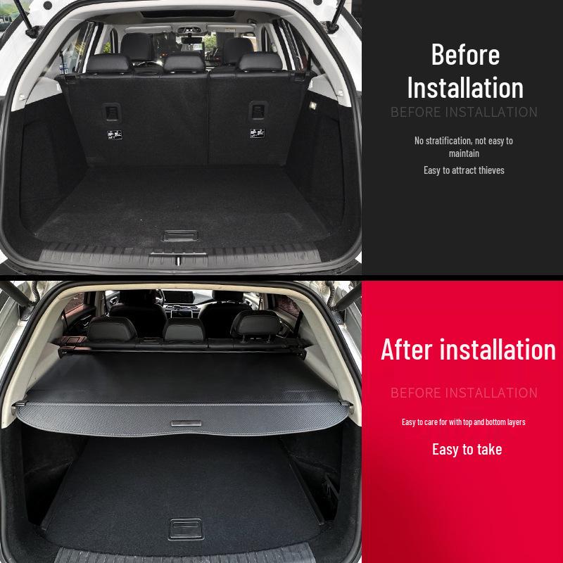 Beijing X7 Retractable Trunk Cargo Cover Curtain for BAIC X7 Parcel Shelf