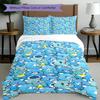 3pcs Duvet Cover Set (1*Duvet Cover + 2*Pillowcase, Without Core), Care Bears Print Bedding Set, Bedroom Decor, All‑Season, Birthday Gift