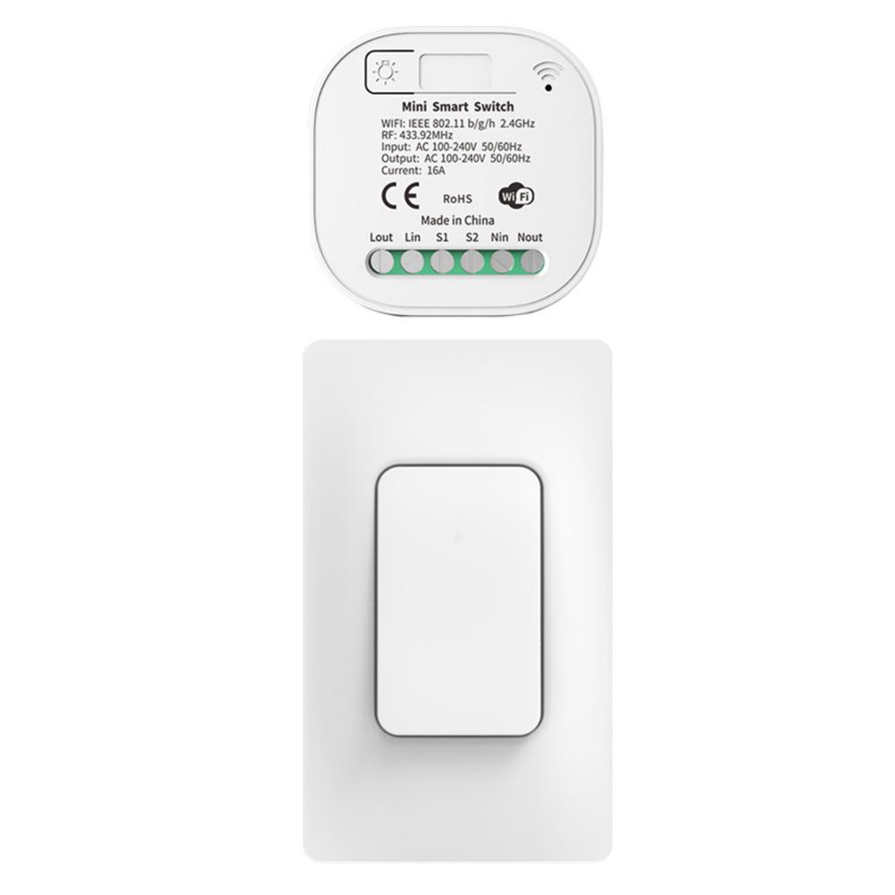 Graffiti Smart Wireless WiFi/ZigBee Remote Control Switch – Battery-Free, Mobile App Timer, Easy Installation.