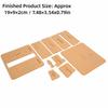 Transparent Purse Making Template Acrylic Wallet Stencil Leather Wallet Making Template  Crafting